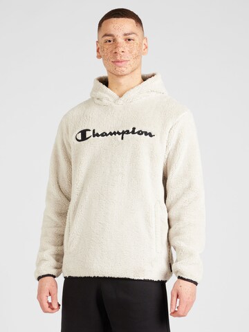 Coupe regular Sweat-shirt Champion Authentic Athletic Apparel en blanc : devant