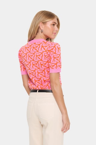SAINT TROPEZ Sweter w kolorze różowy