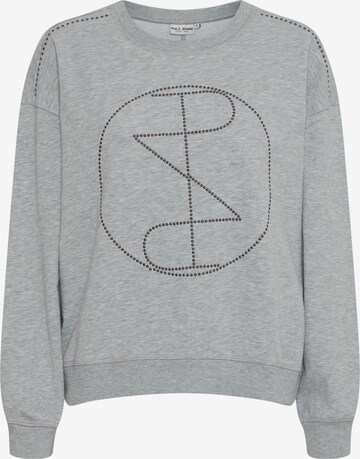 PULZ Jeans Sweatshirt 'MALLIE' in Grau: predná strana