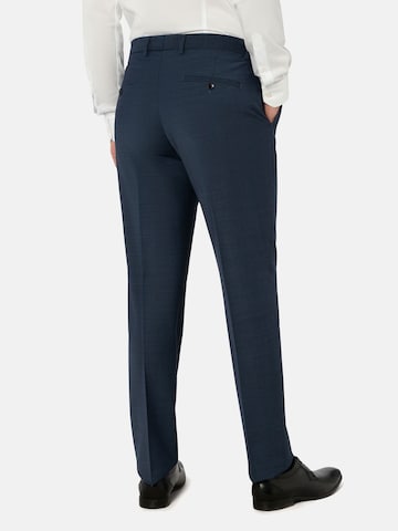 Regular Pantalon à plis 'NERO' BENVENUTO en bleu