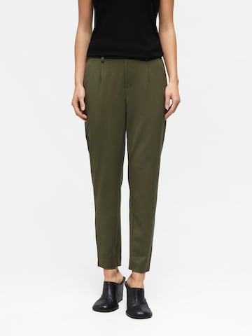 OBJECT Tapered Broek 'Lisa' in Groen: voorkant