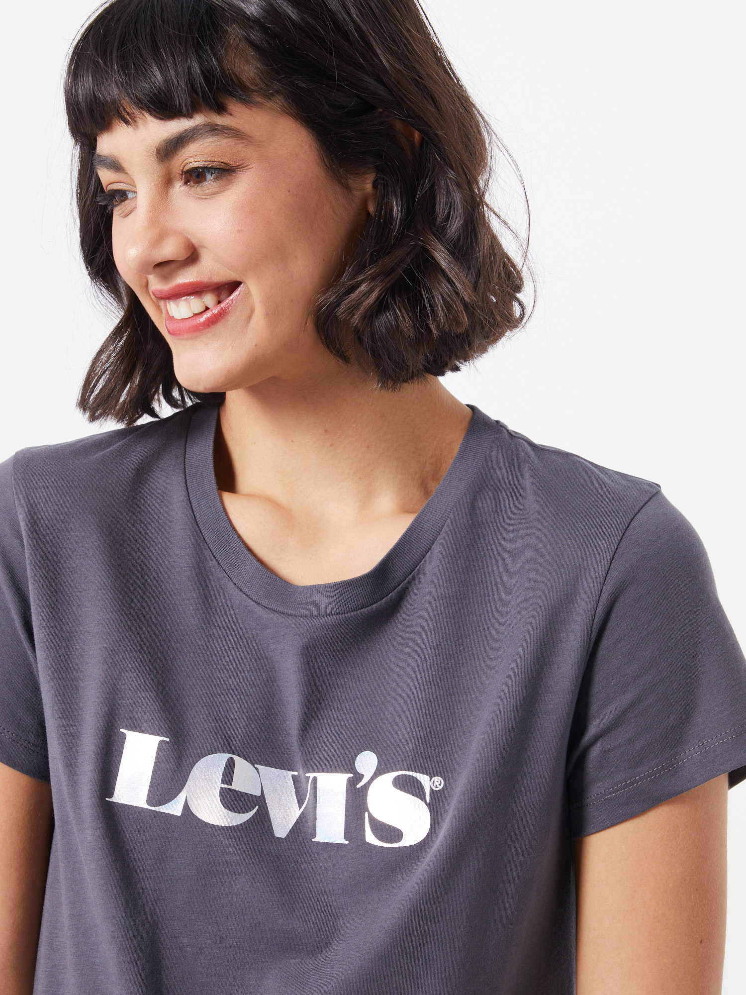 LEVIS T-Shirt The Perfect in Grau 