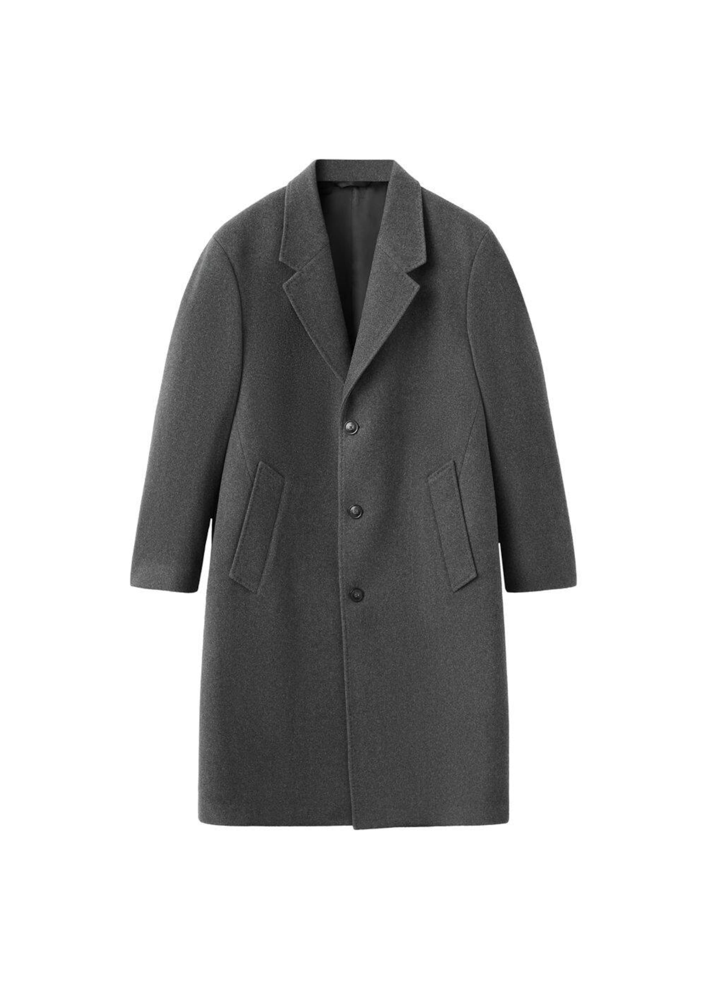 MANGO MAN Mantel 'Cannan' in Grau: Vorderseite