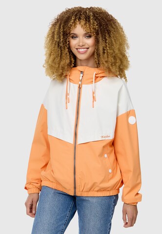 MARIKOO Weatherproof jacket 'Liubkaa' in Orange: front