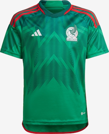 ADIDAS PERFORMANCE - Camiseta funcional 'Mexico 22 Home' en verde: frente