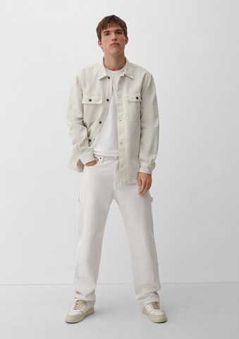 QS Loose fit Jeans 'QS x JAMULE' in White