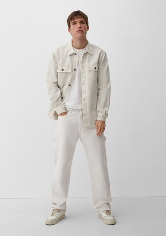 QS Loosefit Jeans 'QS x JAMULE' in Weiß