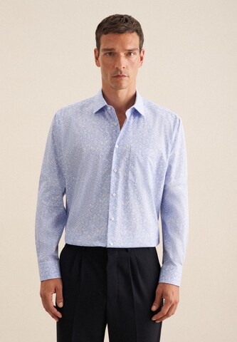 Regular fit Camicia business di SEIDENSTICKER in blu: frontale