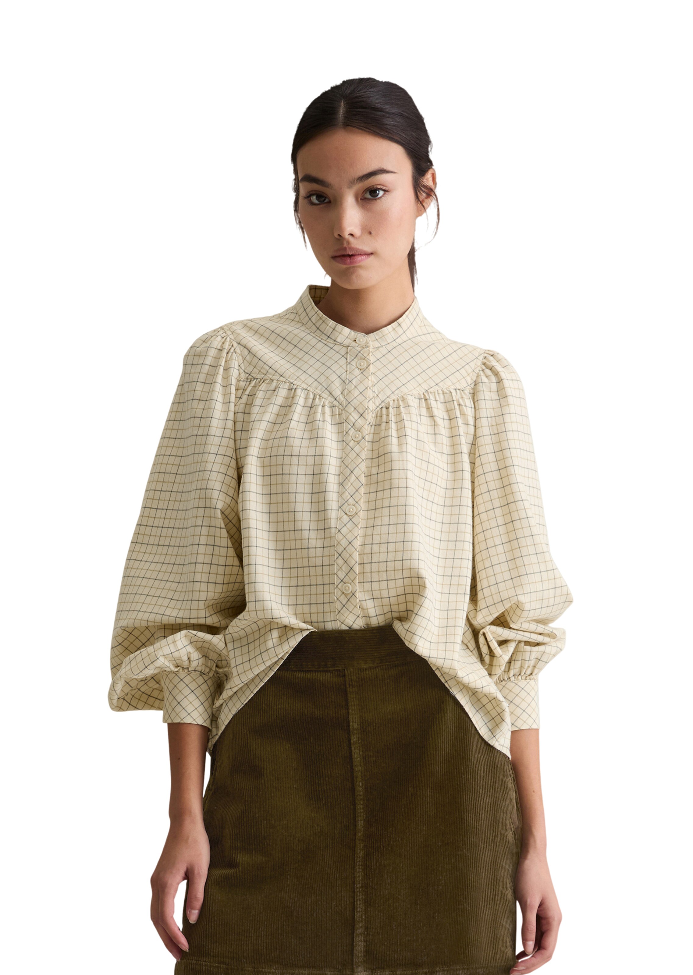 Chemisier Marc O'Polo DENIM en beige : devant