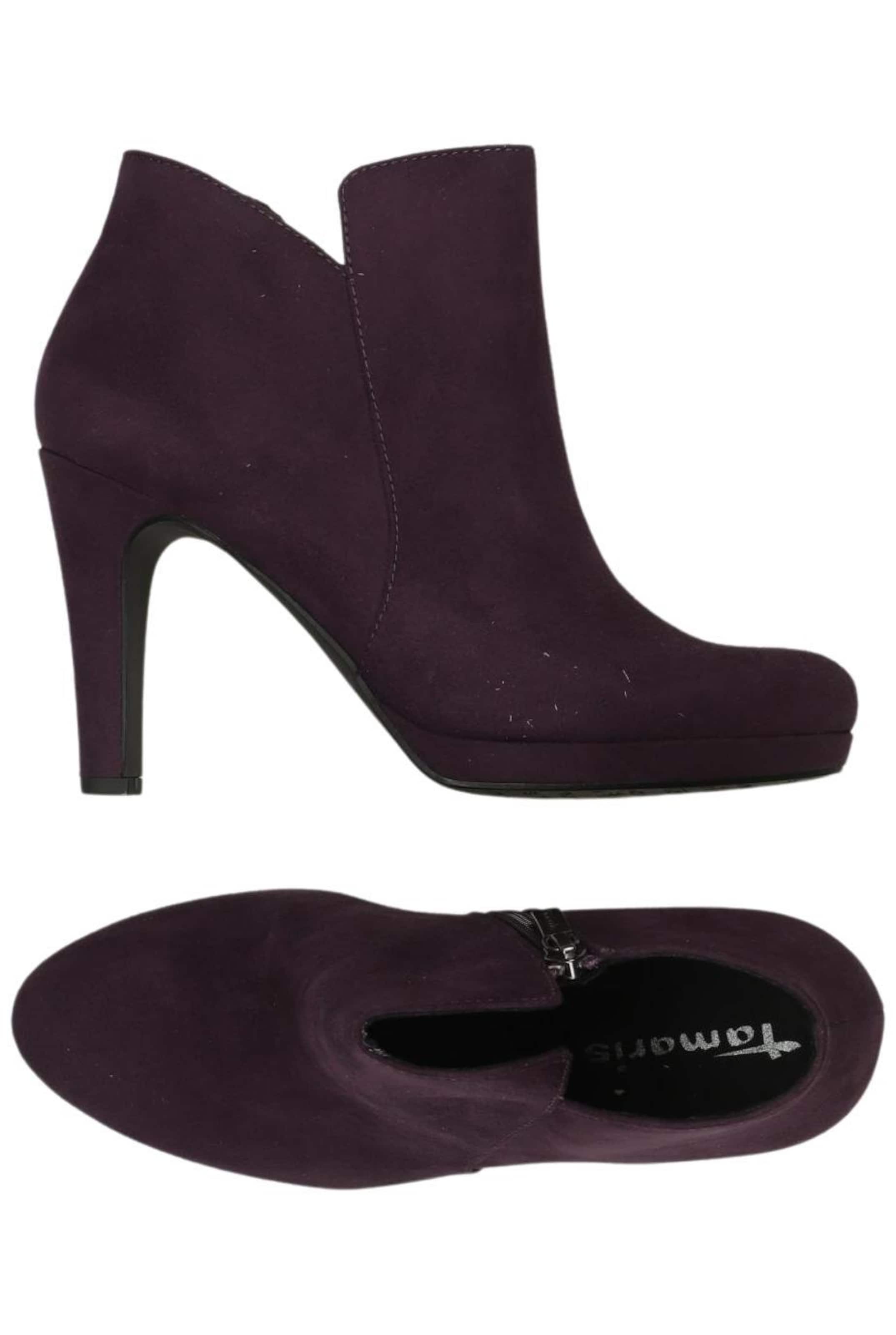 Tamaris Stiefelette 39 in Lila: Vorderseite