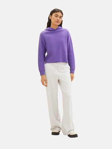 TOM TAILOR DENIM Sweatshirt in Purple