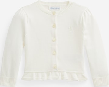 Cardigan Polo Ralph Lauren en beige : devant