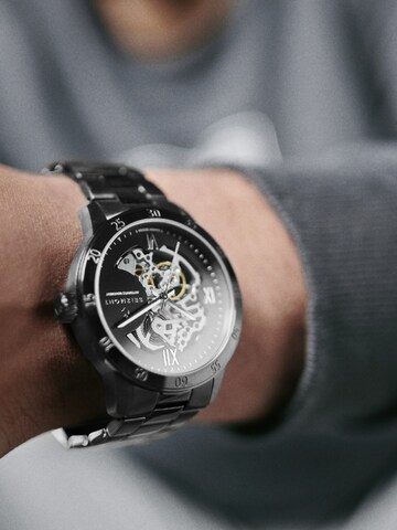 Seizmont Analog watch 'Dante II' in Black