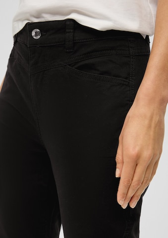 Slimfit Pantaloni di s.Oliver in nero