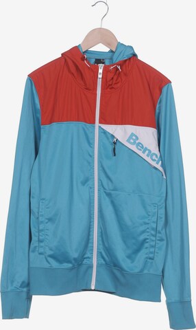 BENCH Sweatshirt & Zip-Up Hoodie in XL in Blue: front