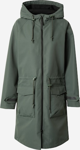 Derbe Raincoat 'Phoeby Dog' in Green: front