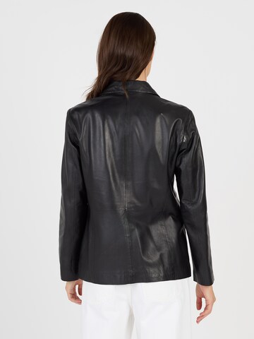 JCC Lederblazer in Schwarz