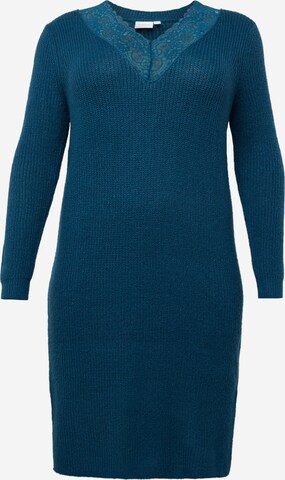 EVOKED Jurk 'Glacy' in Blauw: voorkant