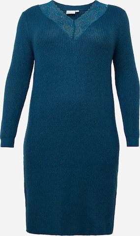 EVOKED Dress 'Glacy' in Blue: front