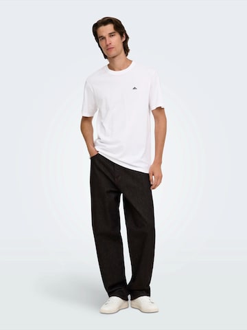 Only & Sons - Camisa 'ONSJEFF' em branco