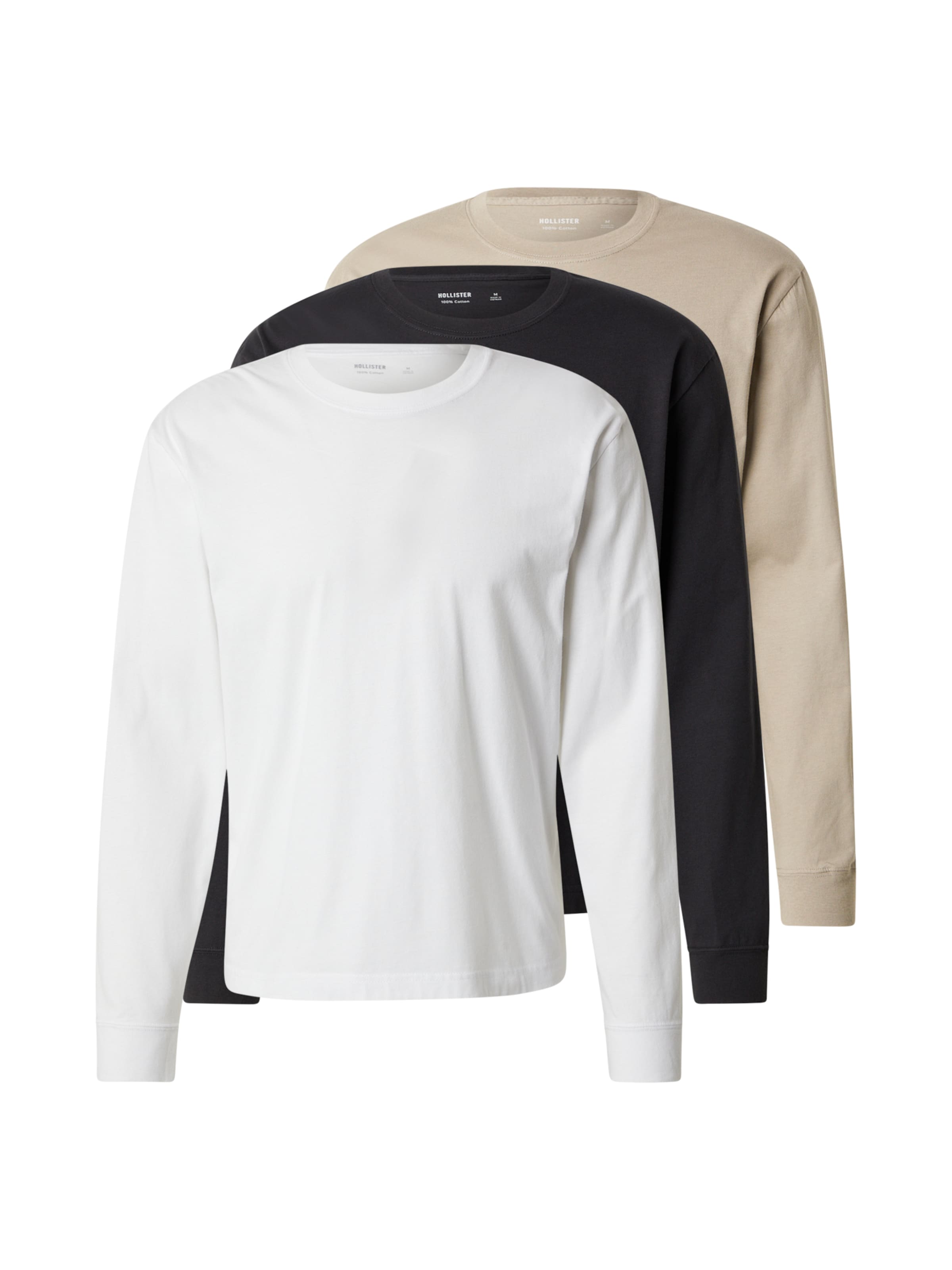 bēšs HOLLISTER T-Krekls: no priekšpuses