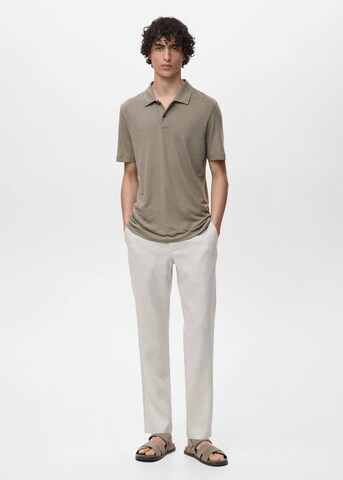 MANGO MAN Shirt 'Amberes' in Brown