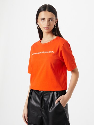 s.Oliver T-Shirt in Orange: Vorderseite