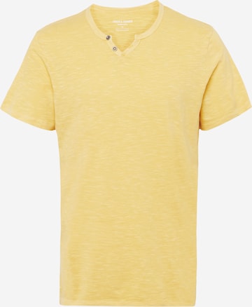 Coupe regular T-Shirt JACK & JONES en jaune : devant
