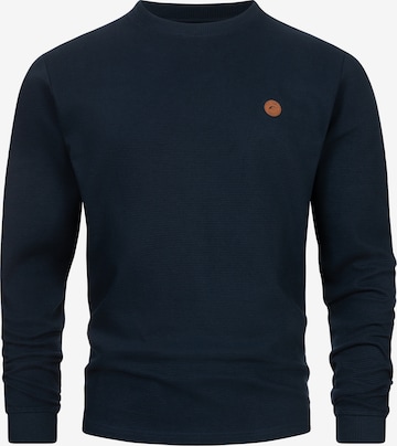 INDICODE JEANS Sweatshirt in Blauw: voorkant