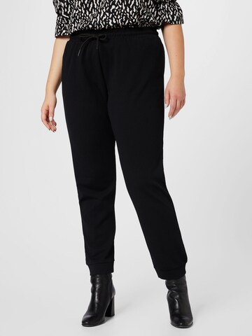 ONLY Carmakoma Pants in Black: front