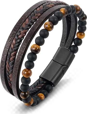 Bracelet 'Urban' Alster Herz en marron : devant