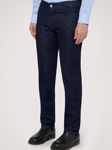 Trussardi Slimfit Jeans in Blauw