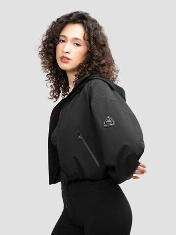 Giacca per outdoor ' Orpheus Cropped ' di JACK1T in nero: frontale