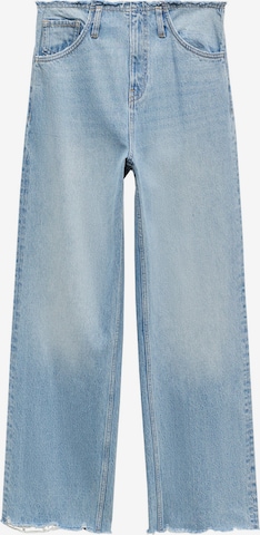 MANGO Wide leg Jeans 'Amaia' in Blauw: voorkant