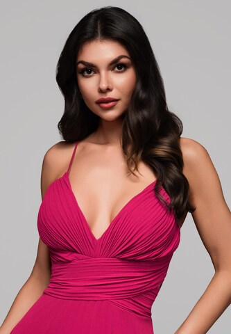 Ombre Avondjurk 'Selene' in Rood