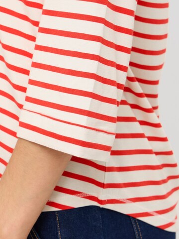 Fransa Shirt ' FRFEPORSI TEE 4 ' in Red