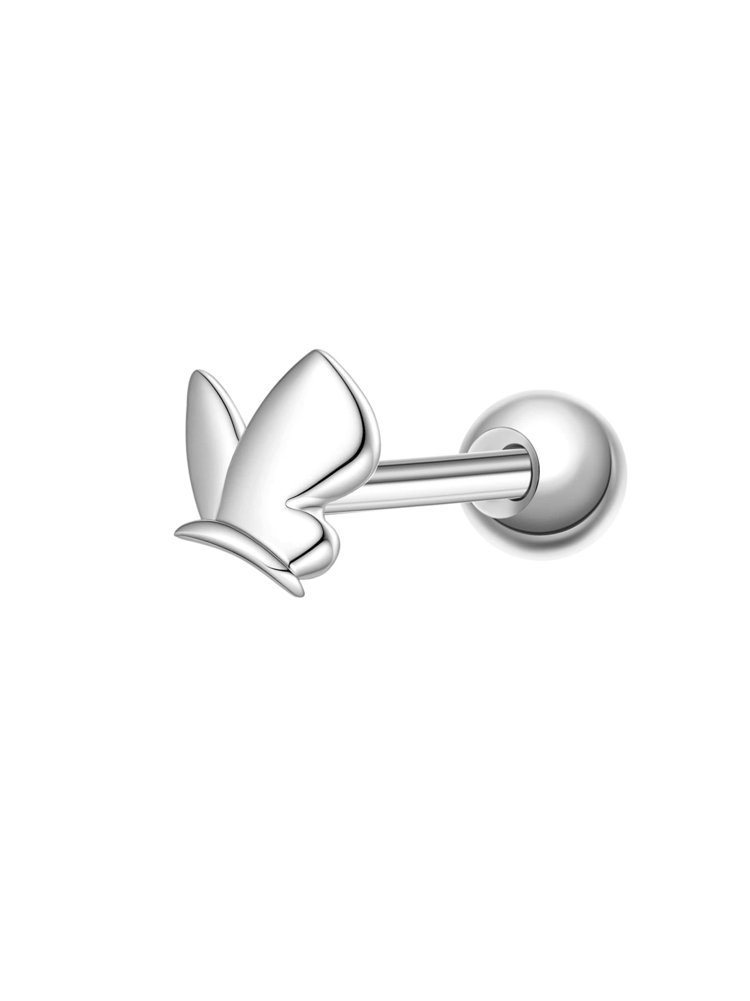 Bijou piercing Glanzstücke München en argent : devant