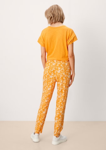 s.Oliver Tapered Hose in Orange