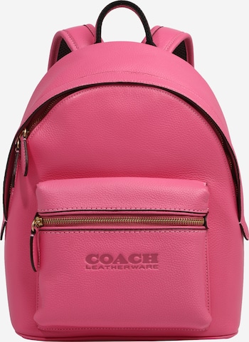 Sac à dos COACH en rose : devant