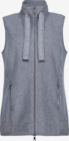 Gina Laura Vest in Grey: front