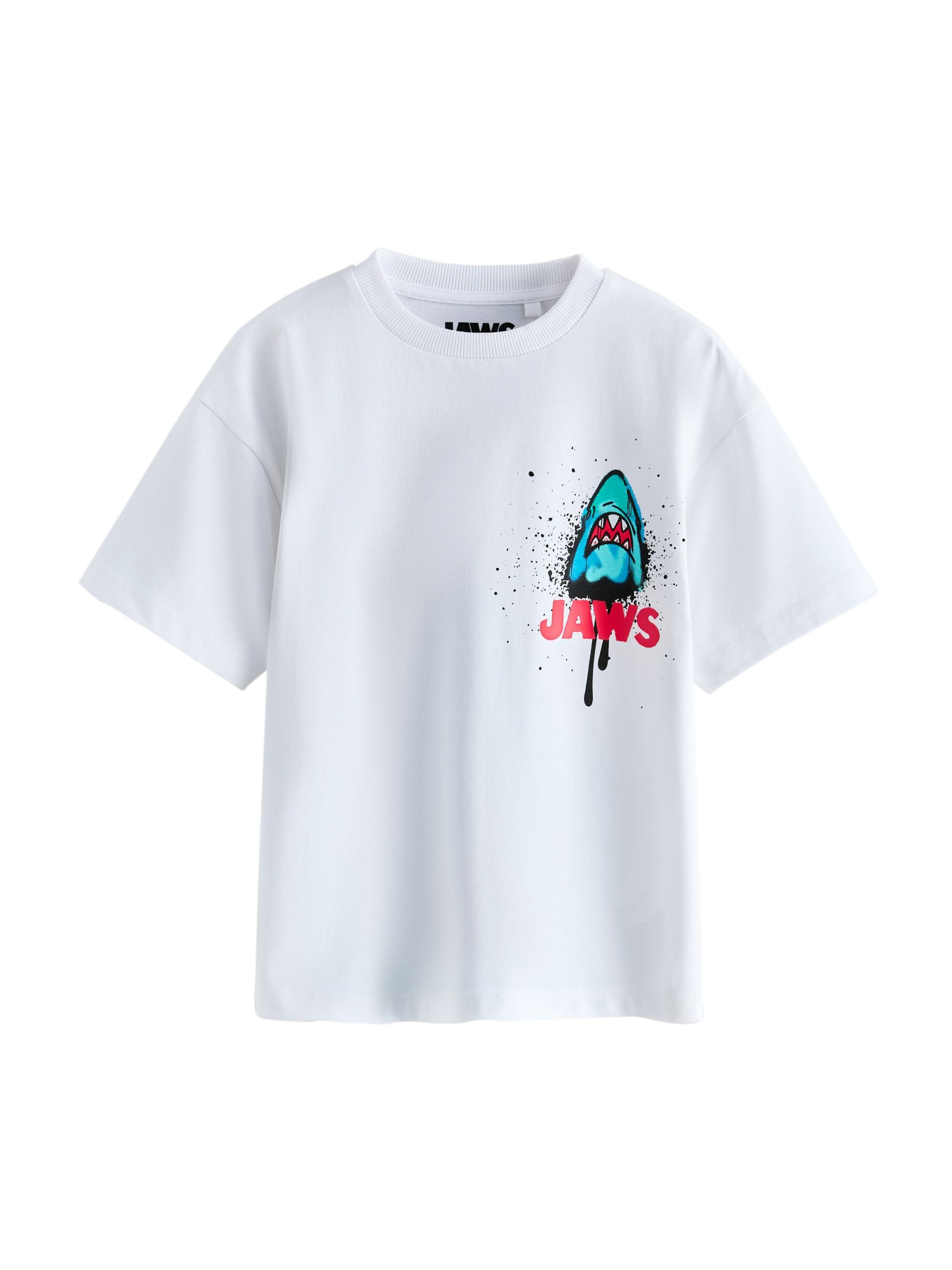 Maglietta 'Jaws' di Next in bianco: frontale