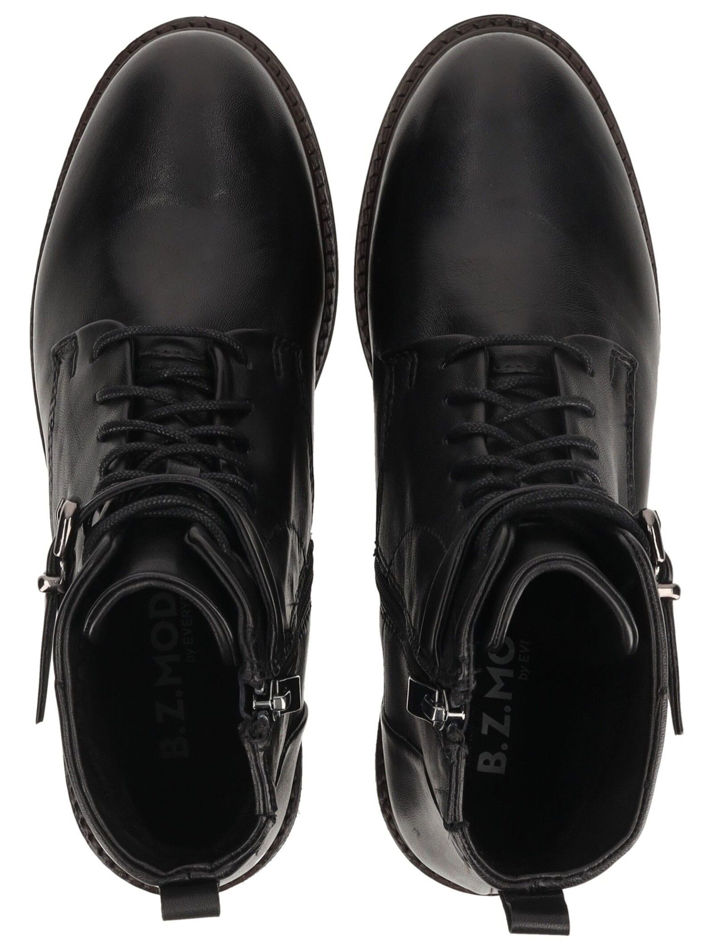 B.Z. MODA by EVERYBODY Schnürstiefelette in Schwarz