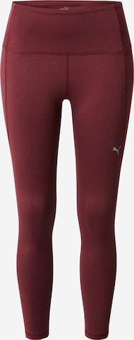 PUMA Skinny Športové nohavice - fialová: predná strana