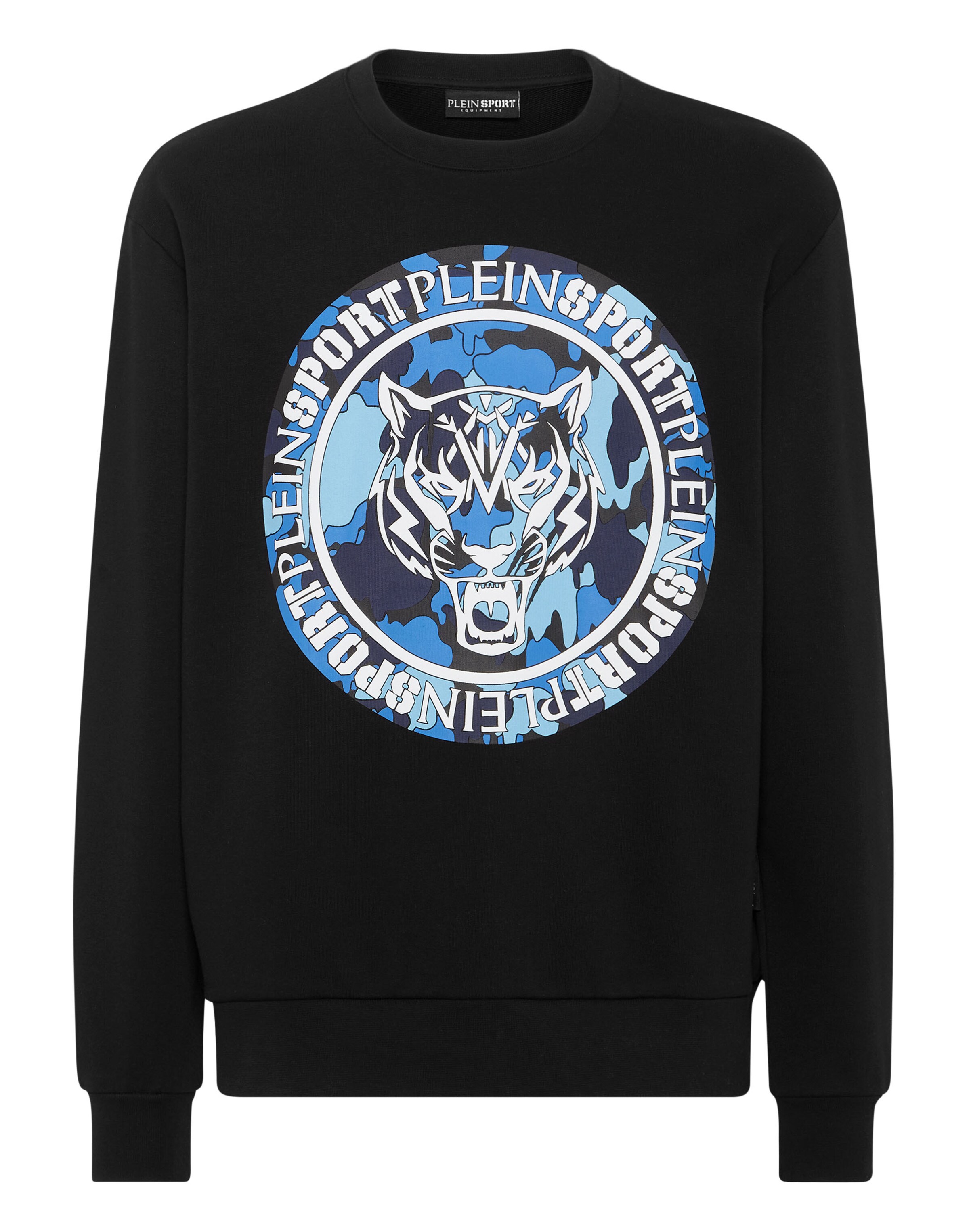 Plein Sport - Sudadera 'Carbon Tiger' en negro: frente