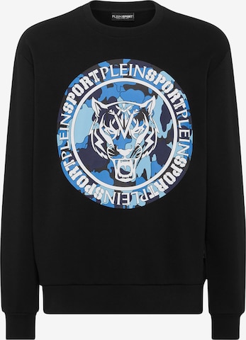 Plein Sport Sweatshirt 'Carbon Tiger' in Black: front