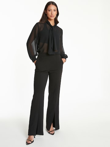 Ana Alcazar Regular Broek ' Tabela ' in Zwart