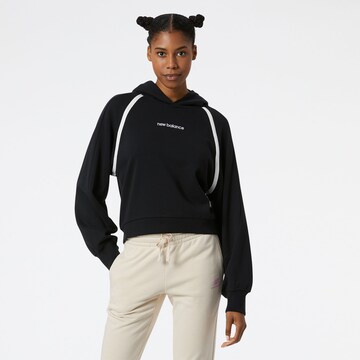 new balance Sweatshirt in Black: front