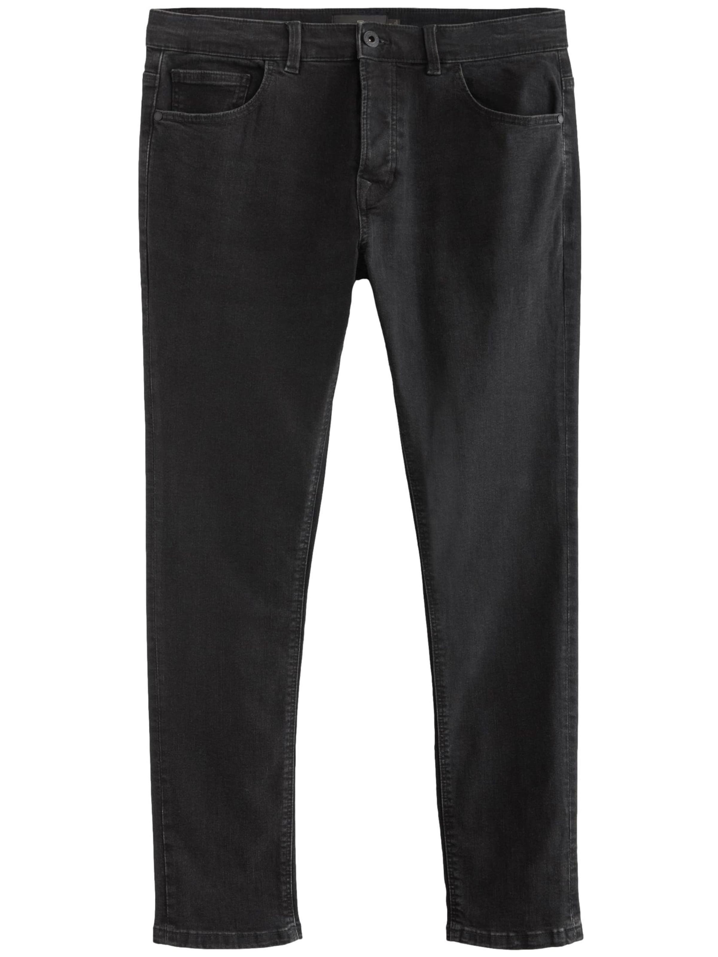 Next - Calças de ganga em preto: frente