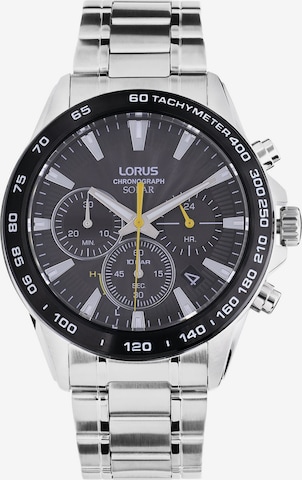Montre à affichage analogique LORUS en argent : devant