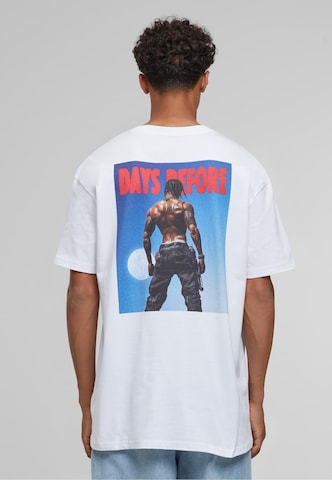 T-Shirt 'Days Before' MT Upscale en blanc
